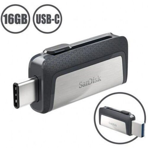 SanDisk Ultra Dual Drive Clé USB Type-C Double Connectique SDDDC2-016G-G46 – Meilleur Prix Maroc