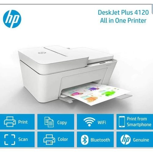 Imprimante HP DeskJet Plus 4120: Fax Mobile, ADF, Wi-Fi, Airprint – Prix Maroc