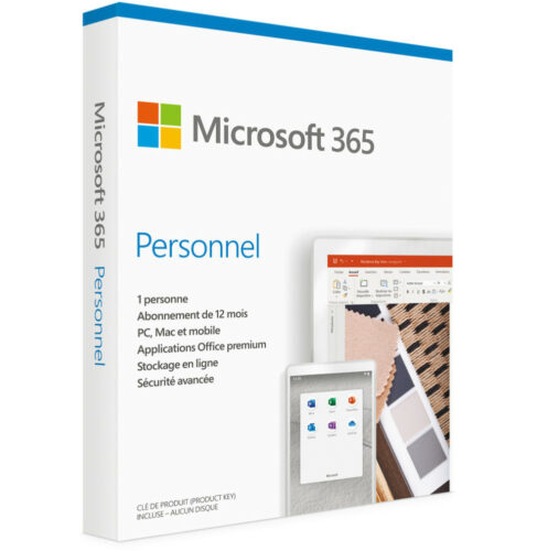 Microsoft 365 Personnel Français QQ2-01416 – 1 an/1 PC : Meilleur Prix Maroc