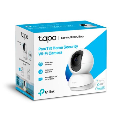 Caméra de surveillance WiFi TP-Link Tapo C200 – Panoramique et inclinable Indoor | Prix Maroc