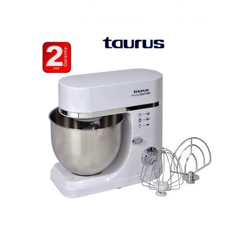 Robot pétrin multifonctions Taurus Mixing Chef Pro 7L 1200W – 2 ans de garantie. Prix Maroc