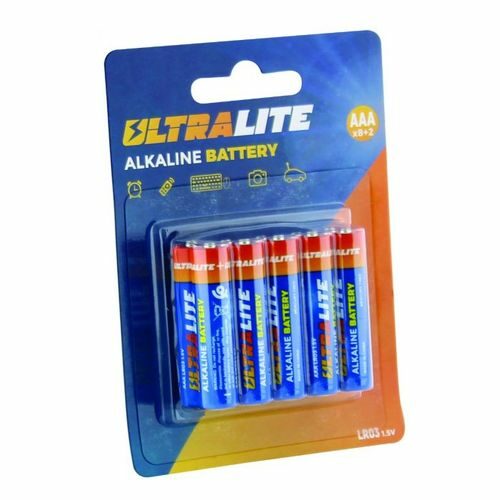 Pack de 10 Piles Alkaline Ultralite LR03 Haute Performance – Prix Maroc