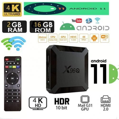 X96Q mini – Android 10 – Smart TV BOX 2 16G: Prix Maroc